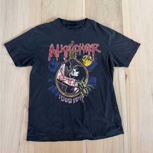 Alice Cooper Black Short Sleeve Tee Shirt Size Medium